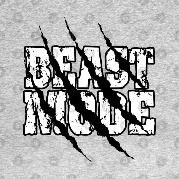 Beast Mode Funny Exercise Gift by Just Another Shirt